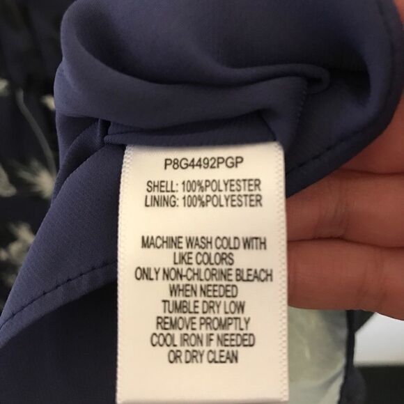 Parker Floral Ruffled Hi Low Midi V-Neck Dress - Picture 10 of 11